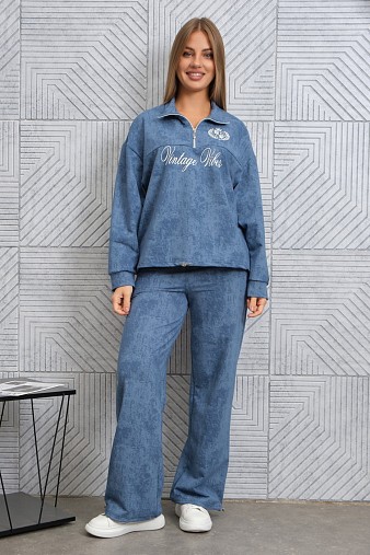 Костюм женский Верона варенка индиго