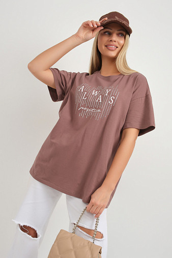 Футболка женская Флай шоколад