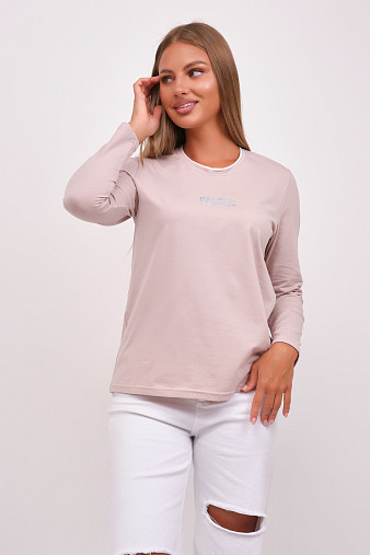 Лонгслив женский Сигма пудра