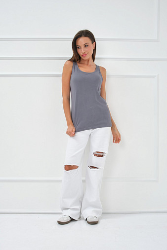 Майка женская Клео серый