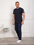 Футболка мужская Смарт синий/меланж