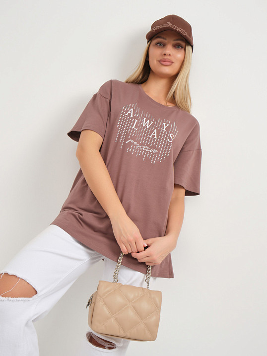 Футболка женская Флай шоколад