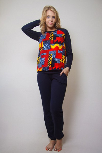 Костюм Берта интерлок геометрия