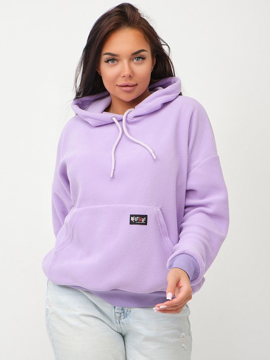 Толстовка женская Бэлла флис лаванда