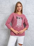 Свитшот женский Бьюти брусника
