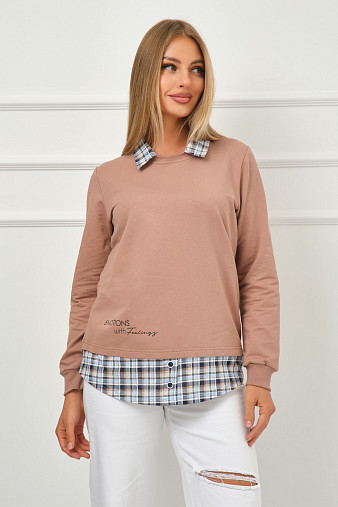 Толстовка женская Аврора капучино