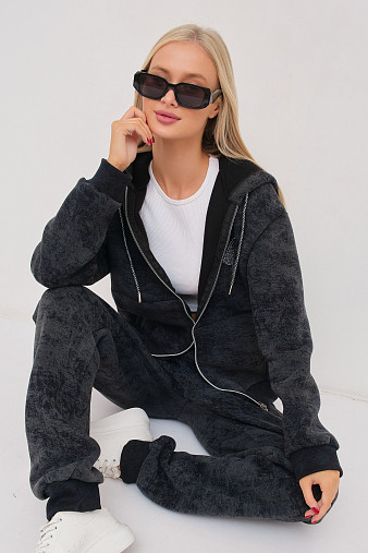 Костюм женский Дюна начёс черный