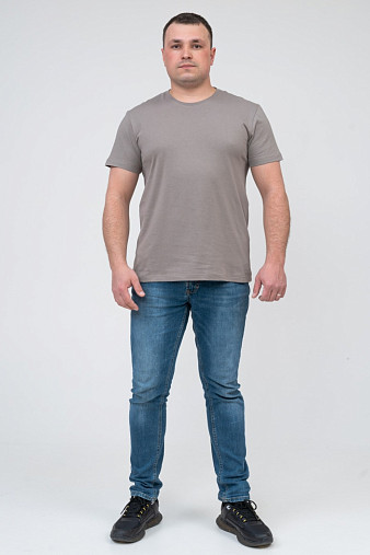 Футболка мужская  арт.М5003 серо-кофейный