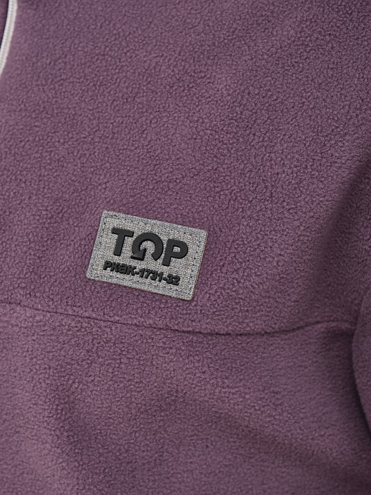 Толстовка жен. Тренд флис т.лиловый