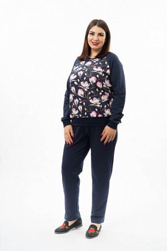 Костюм Берта сине-белый