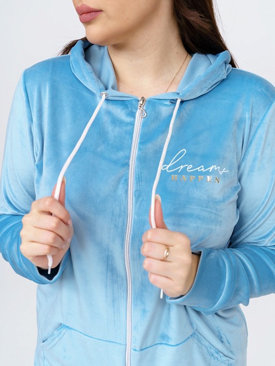 Костюм Авеню велюр аква Костюм Авеню велюр аква