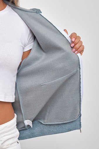 Толстовка женская Дюна начёс фисташка