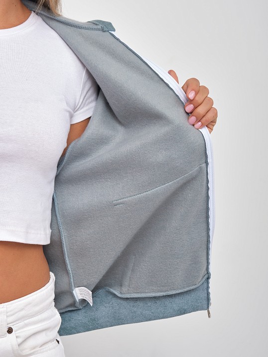 Толстовка женская Дюна начёс фисташка