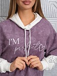 Толстовка женская Венди варенка лиловый