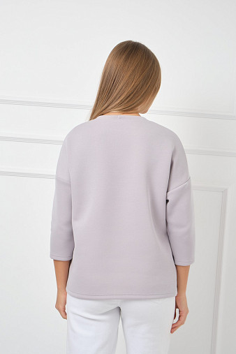 Свитшот женский Бьюти серый