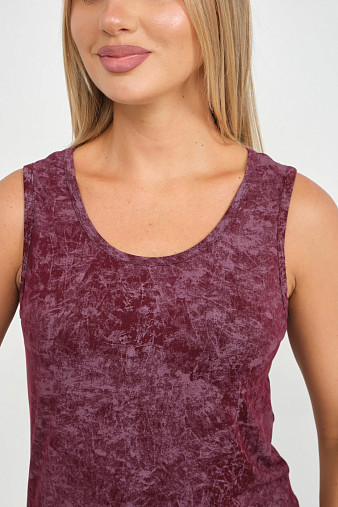 Майка вискозная варенка марсала